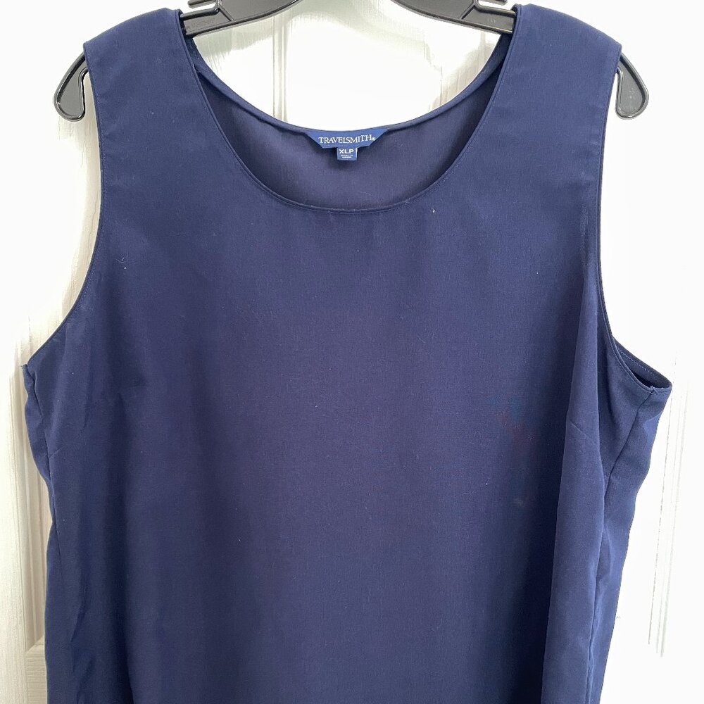 TRAVELSMITH Navy Blue Sleeveless Tank Top size XLP